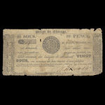 Canada, W.H. Scott & Cie., 20 sous : 25 juillet 1837