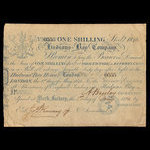 Canada, Compagnie de la Baie d'Hudson, 1 shilling <br /> 1846