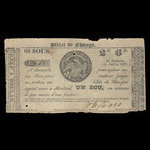 Canada, W.H. Scott & Cie., 60 sous <br /> 25 juillet 1837