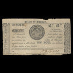 Canada, W.H. Scott & Cie., 60 sous : 25 juillet 1837