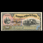 Canada, Banque d'Hochelaga, 50 piastres <br /> 1 juin 1889