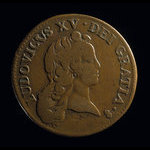 France, Louis XV, 1/2 sol <br /> 1721