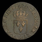 France, Louis XV, 1 liard <br /> 1720