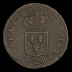 France, Louis XV, 1 liard <br /> 1720