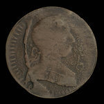 Canada, inconnu, 1/2 penny <br /> 1838