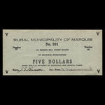 Canada, Marquis No.191, 5 dollars <br /> 1935