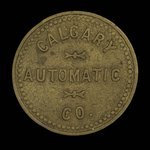 Canada, Calgary Automatic Company, 1 jeu <br /> 1909