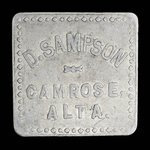 Canada, D. Sampson, 25 cents <br /> 1917