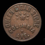 Canada, Queen Cigar Store, aucune dénomination <br />