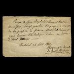Canada, Père Roque, 20 dollars <br /> 25 août 1812