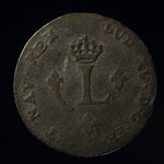 France, Louis XV, 2 sous <br /> 1739