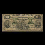 Canada, Molsons Bank, 10 dollars <br /> 2 janvier 1900