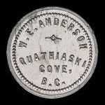 Canada, W.E. Anderson, 5 poissons <br /> 1939