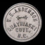 Canada, W.E. Anderson, 20 poissons <br /> 1939