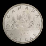 Canada, Élisabeth II, 1 dollar <br /> 1965