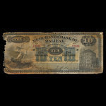 Canada, Merchants' Bank of Halifax, 10 dollars <br /> 2 janvier 1896