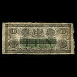 Canada, Bank of British North America, 10 dollars <br /> 1 juin 1874