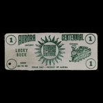 Canada, Ville de Aurora, 1 dollar <br /> 1963