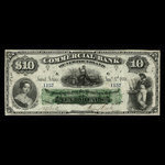 Canada, Commercial Bank of Newfoundland, 10 dollars <br /> 3 janvier 1888