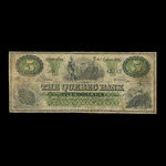 Canada, Banque de Québec, 5 dollars <br /> 2 janvier 1873