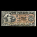 Canada, Canadian Bank of Commerce, 5 dollars <br /> 1 mai 1912