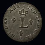 France, Louis XV, 2 sous <br /> 1757