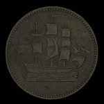 Canada, inconnu, 1/2 penny <br /> 1835