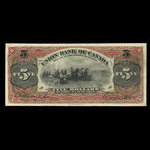 Canada, Union Bank of Canada (The), 5 dollars <br /> 1 juin 1903