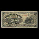 Canada, Banque Royale du Canada, 10 dollars <br /> 2 janvier 1901