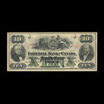 Canada, Imperial Bank of Canada, 10 dollars <br /> 2 janvier 1920