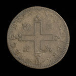 France, Louis XIV, mousquetaire (30 deniers) <br /> 1710