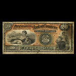 Canada, Canadian Bank of Commerce, 20 dollars <br /> 8 janvier 1907