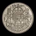 Canada, Georges VI, 50 cents <br /> 1948