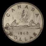Canada, Georges VI, 1 dollar <br /> 1948