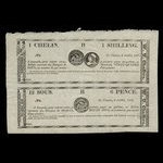 Canada, W.U. Chaffers, 24 sous <br /> 6 juillet 1837
