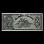 Canada, Dominion du Canada, 2 dollars <br /> 2 juillet 1897