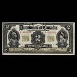 Canada, Dominion du Canada, 2 dollars <br /> 2 janvier 1914