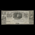 Canada, Agricultural Bank (Toronto), 4 dollars : 1 décembre 1835