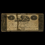 Canada, Bank of Canada, 5 dollars <br /> 1 janvier 1820