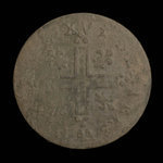 France, Louis XIV, mousquetaire (15 deniers) <br /> 1713