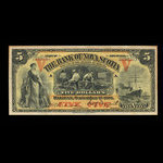Canada, Banque Nouvelle-Écosse, 5 dollars <br /> 1 septembre 1908