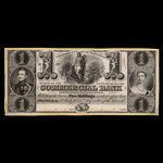 Canada, Commercial Bank of the Midland District, 1 dollar <br /> 1 juillet 1843