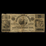Canada, Cuvillier & Fils, 7 1/2 pence <br /> 10 juillet 1837