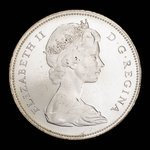 Canada, Élisabeth II, 1 dollar <br /> 1966