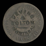 Canada, Devins & Bolton, aucune dénomination <br /> 1867