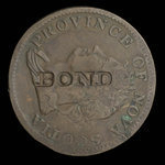 Canada, Province de la Nouvelle-Écosse, 1/2 penny <br /> 1832