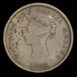 Canada, Province du Nouveau-Brunswick, 1 penny <br /> 1843