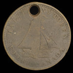 Canada, inconnu, 1/2 penny <br /> 1820