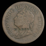 Canada, Province de la Nouvelle-Écosse, 1 penny <br /> 1832