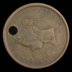 Canada, Province du Nouveau-Brunswick, 1 penny <br /> 1843